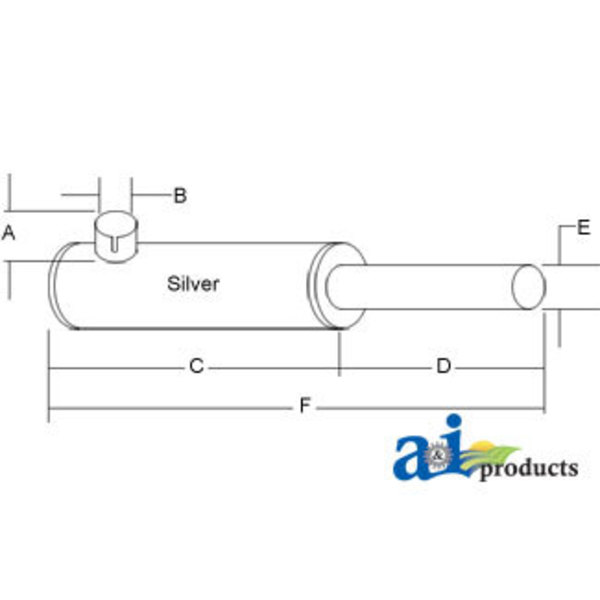 A & I Products Muffler 16" x8" x4" A-393840R91